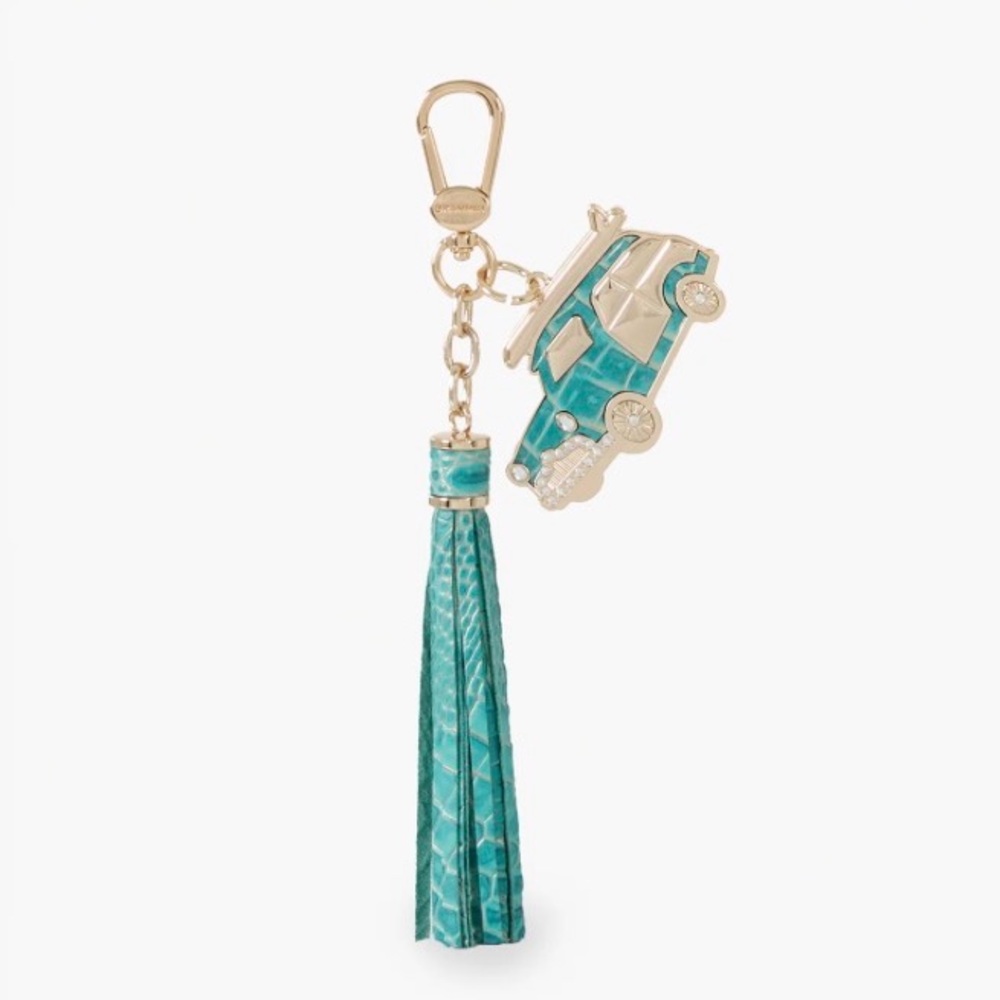 Brahmin Copa Mermaid GreenTassel Genuine Leather Tassel NWT